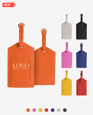 PU Leather Luggage Tags