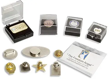 right attachment for custom lapel pins