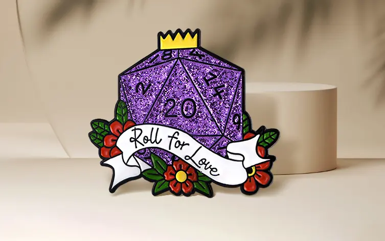 Roll for Love Soft Enamel Pins Roll for Love Soft Enamel Pins