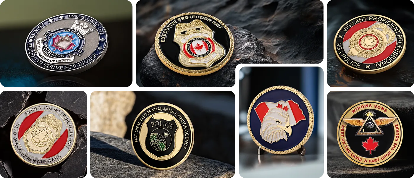 Designed Custom Challenge Coins Canada