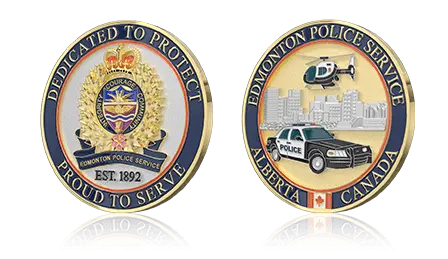 Custom Police Challenge Coins