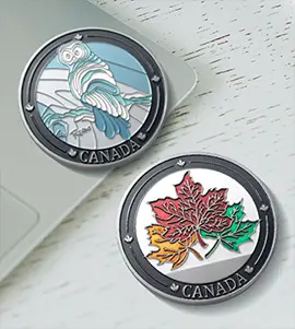 Canadian landscape coins
