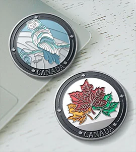 Canadian landscape coins