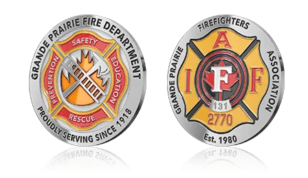 Custom Firefighter Challenge Coins