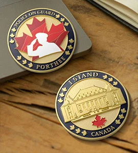 design custom police challenge coins