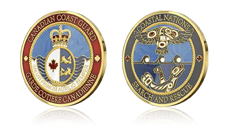 Custom Coast Guard Challenge Coins