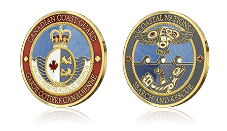 Custom Coast Guard Challenge Coins