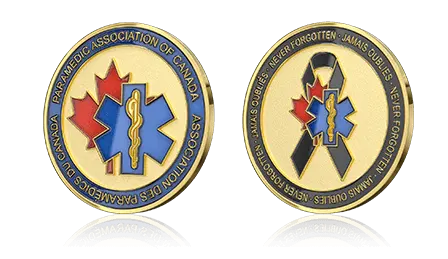 Custom EMS Challenge Coins