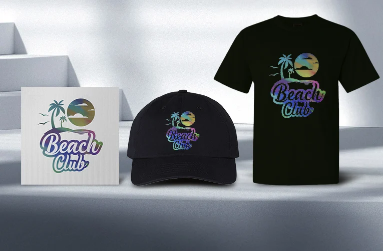 Custom Holographic Heat Transfer Patches