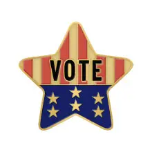 Politics Enamel Pin Template