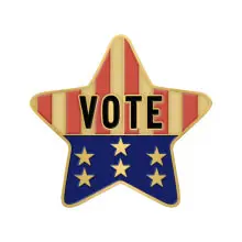 Politics Enamel Pin Template