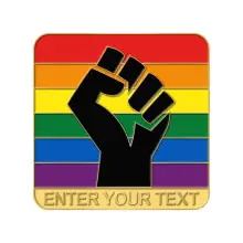 Awareness Enamel Pin Template