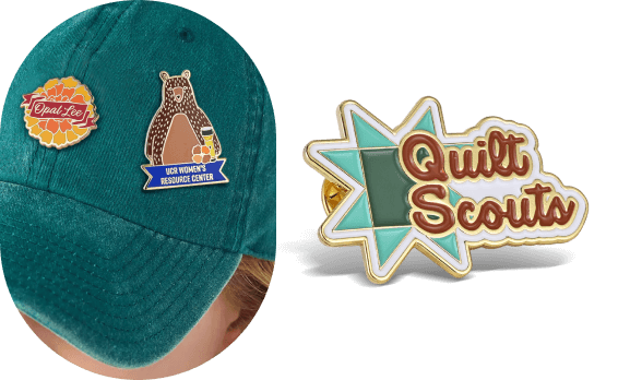 custom hard & soft enamel pins