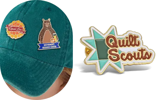 custom hard & soft enamel pins