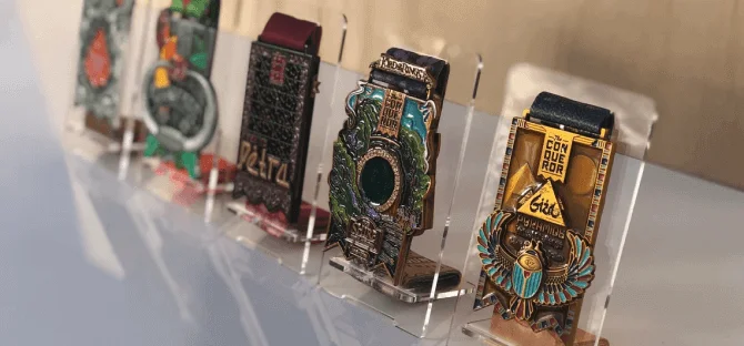 Display of Custom Medals Canada