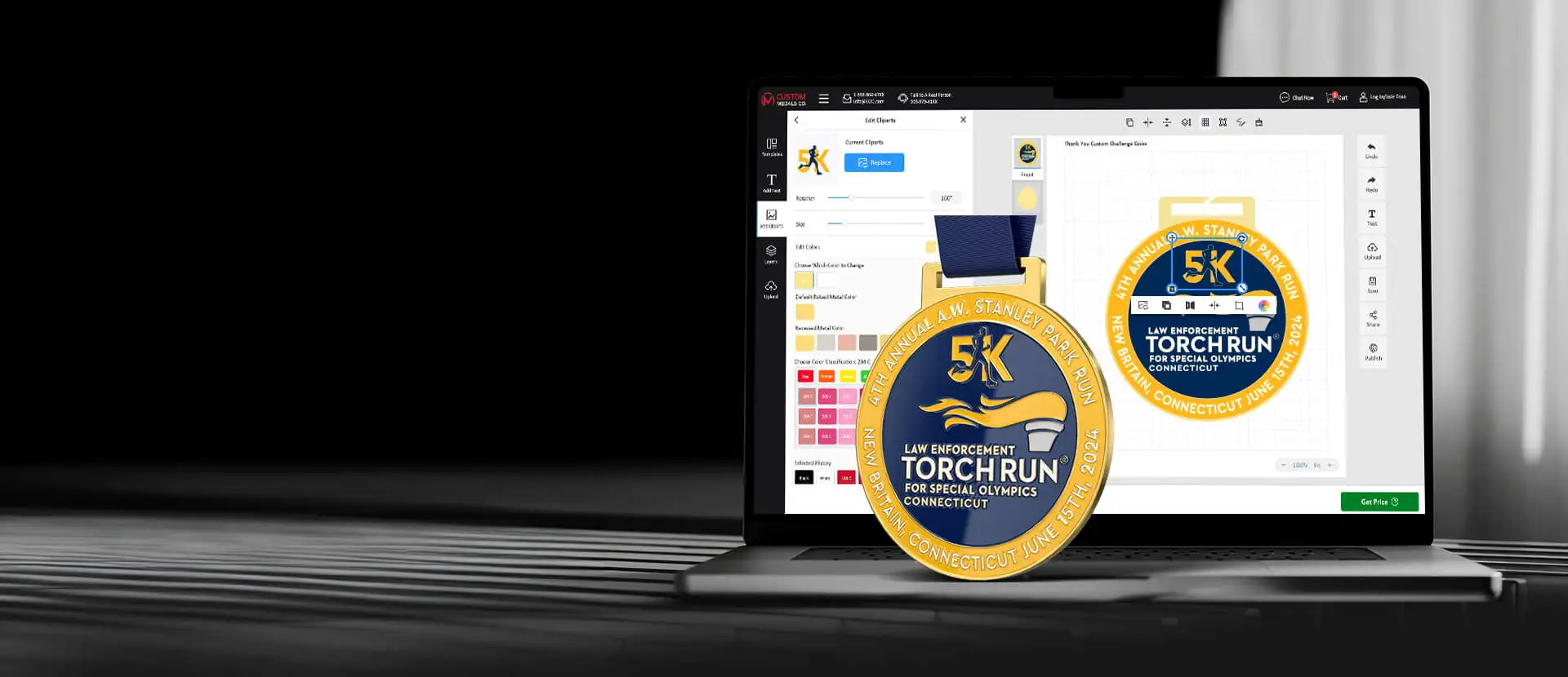 Custom Designed Medals