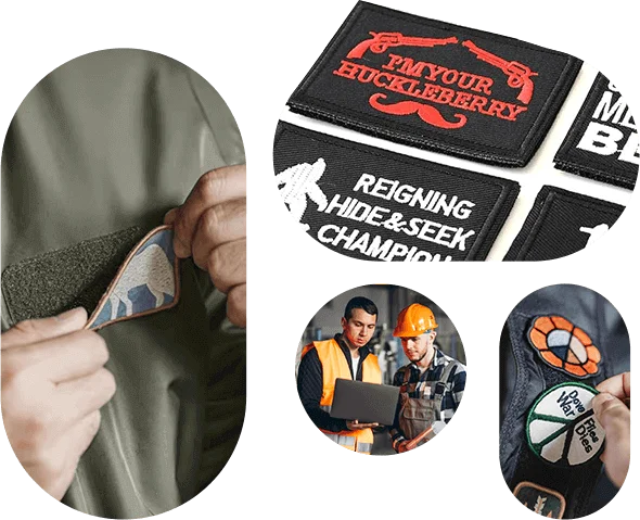 tilpassede lapper velcro tilpassede lapper velcro