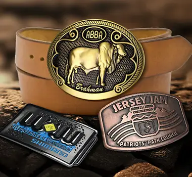 personalized belt buckles with logo