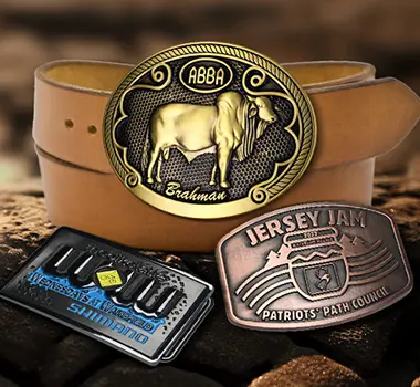 personalized belt buckles with logo