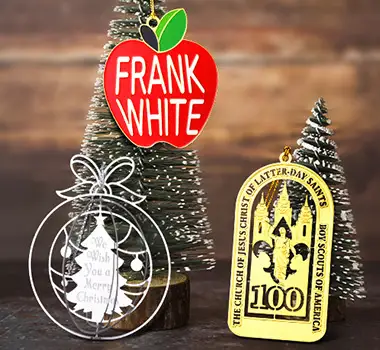 custom Christmas ornaments