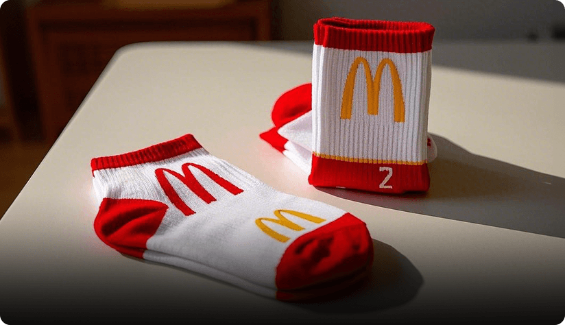 Custom Mcdonald's Socks