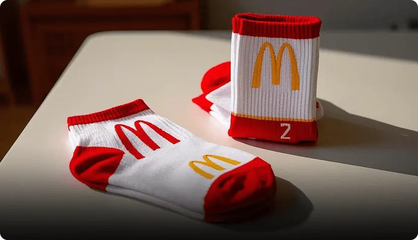 Custom Mcdonald's Socks Custom Mcdonald's Socks