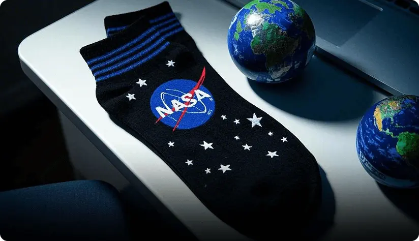 Custom NASA Socks Custom NASA Socks