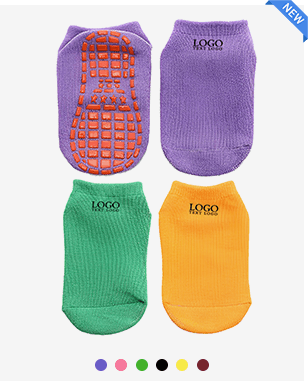 Advertising Mesh Breathable Trampoline Socks