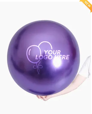 36 Inch Purple Big or Giant Balloons with logo 36 Inch Purple Big or Giant Balloons with logo