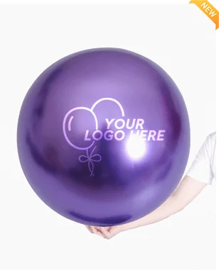 36 Inch Purple Big or Giant Balloons with logo 36 Inch Purple Big or Giant Balloons with logo