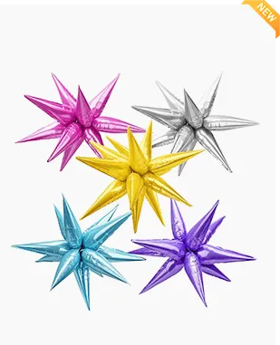 Popular Colored Starburst Balloons