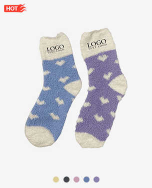 Custom Warm Fuzzy Crew Socks