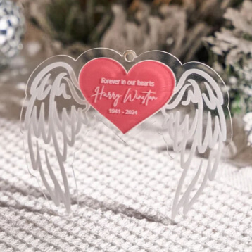 Acrylic Memorial Ornaments