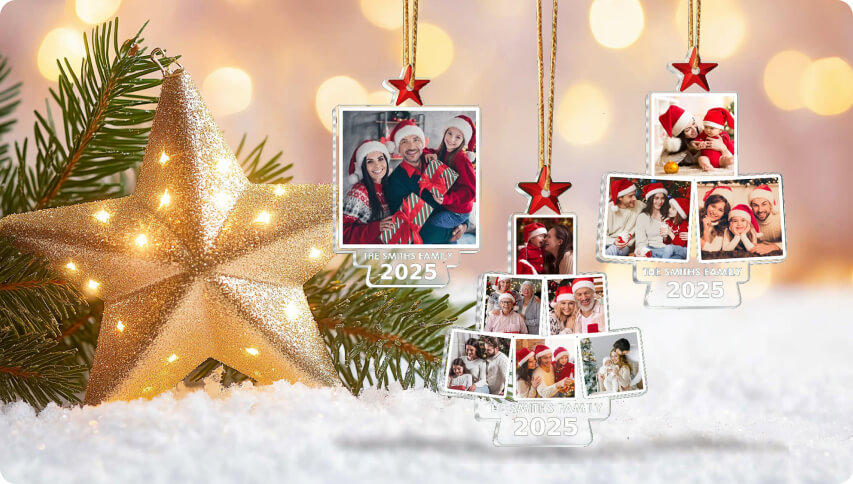 Custom Photo Ornaments