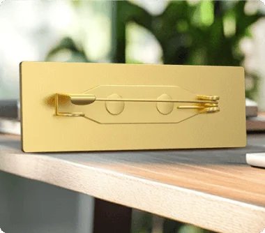 Name Badge Metal Pin