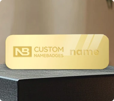  Laser Engraved for Custom Name Badges