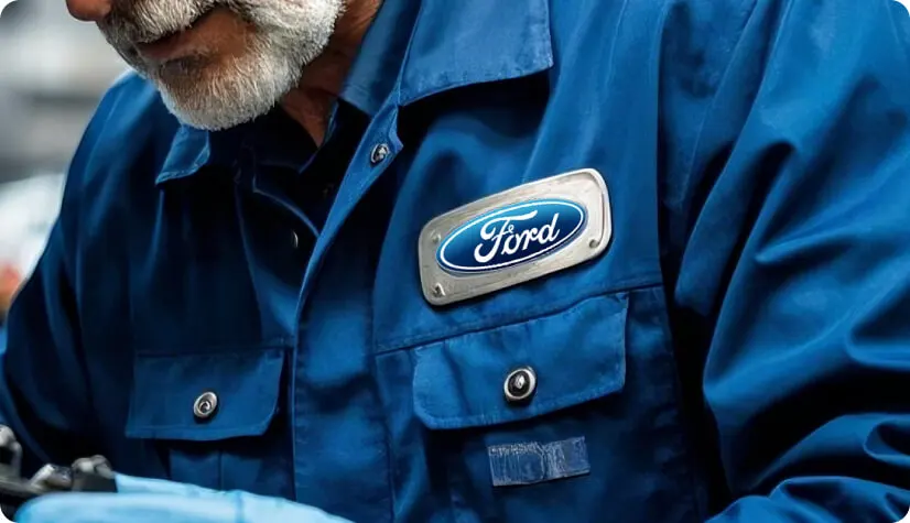 Custom Ford Aerospace Name Badges