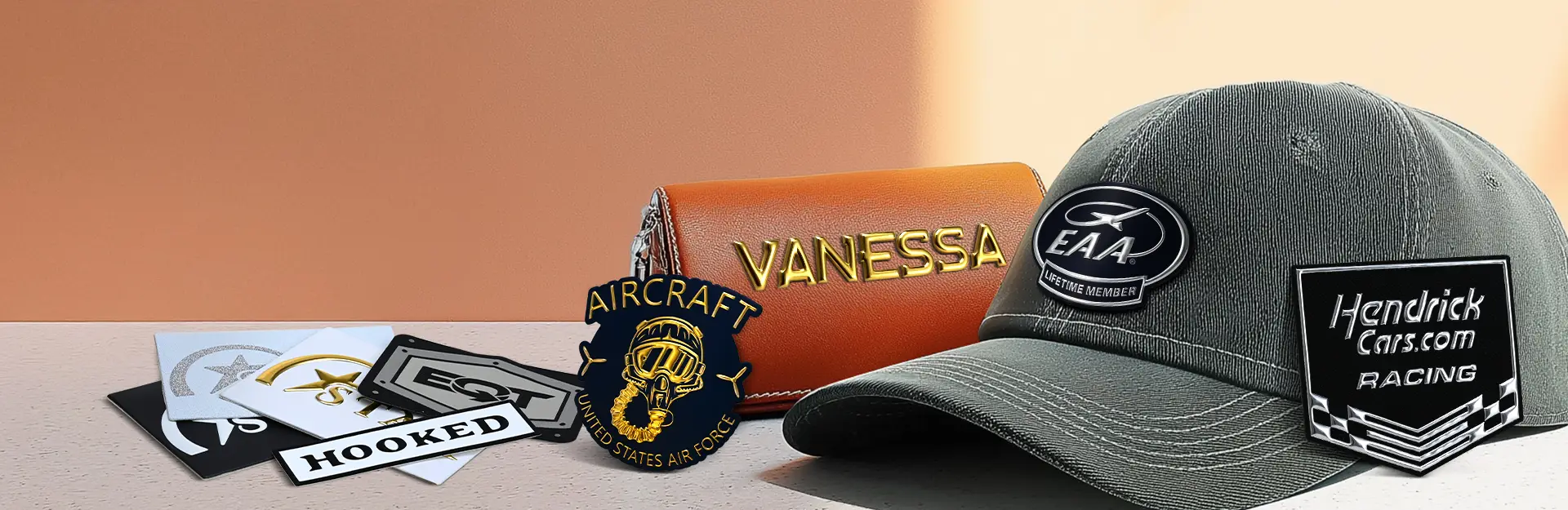 Custom One Color Flex Patches