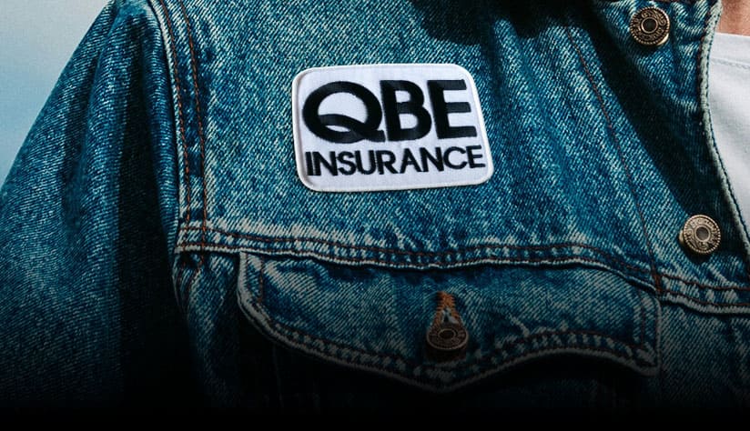 Custom QBE Insurance Iron On Patches