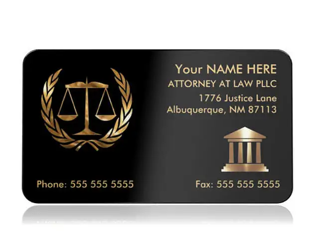 Lawyer Business Cards Template