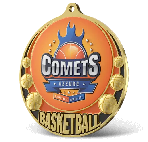 3D UV Printed Rush Custom Medals