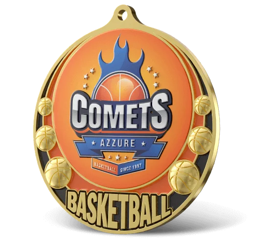 3D UV Printed Rush Custom Medals