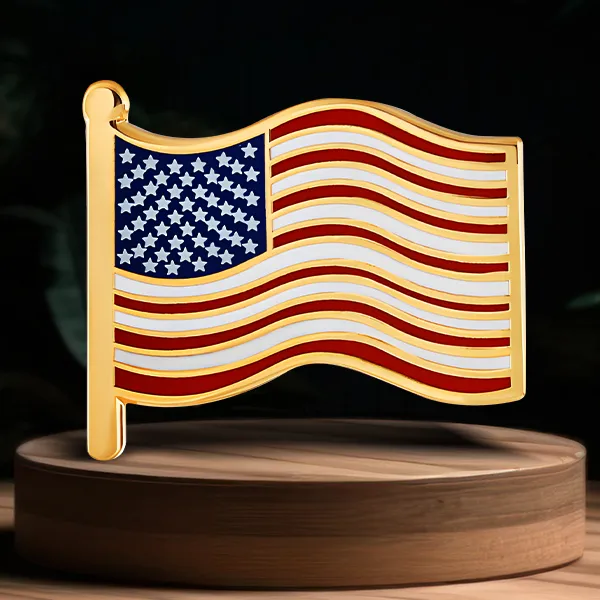 Stock Flag Pins
