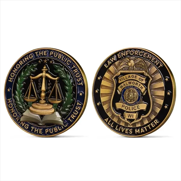 UV Printed 3D Challenge Coins