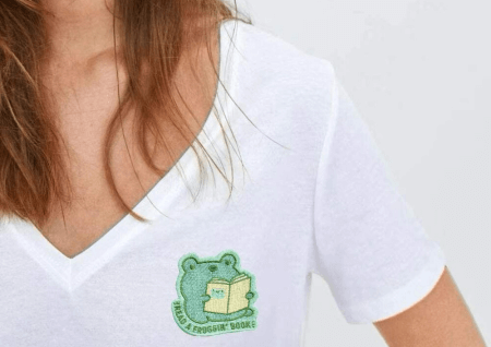 V Neck T-Shirts Patches