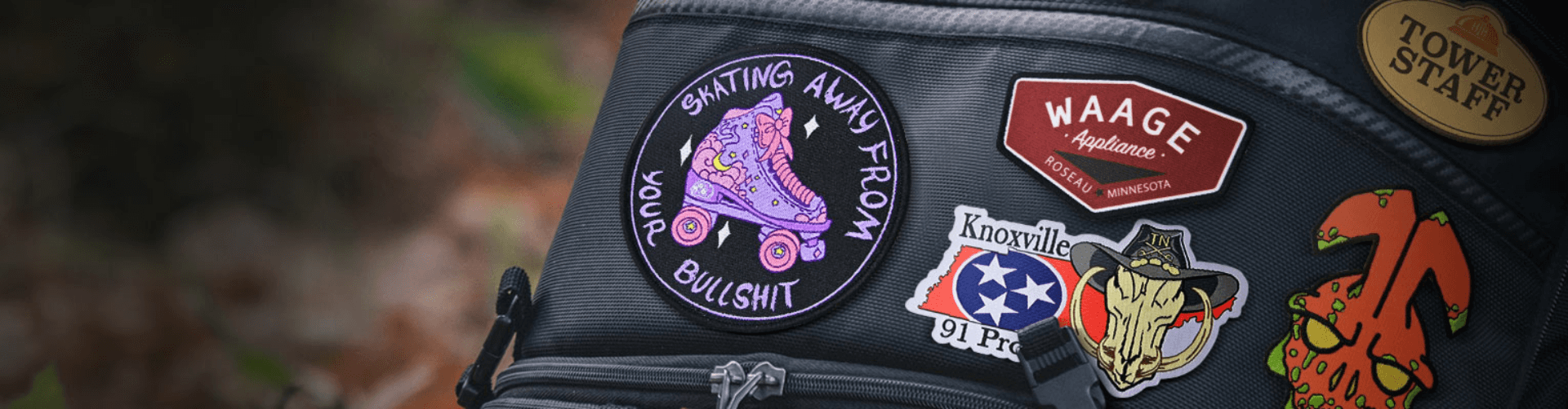 Patches aufnähen