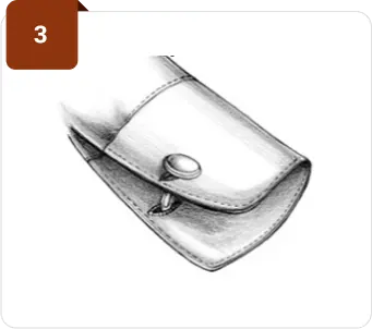 Bend bulge direction opposite wrist.