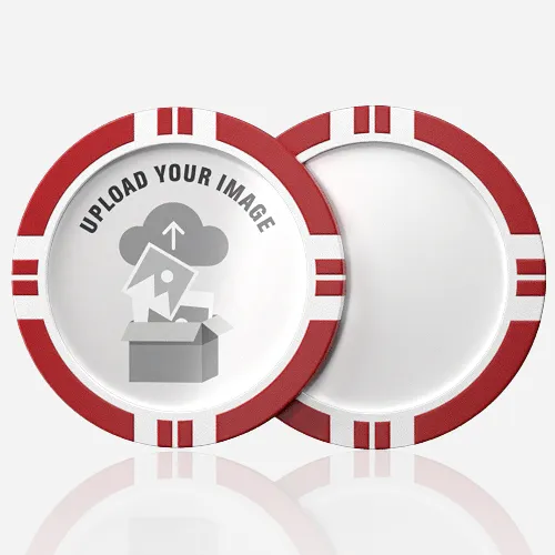 double stripe poker chips