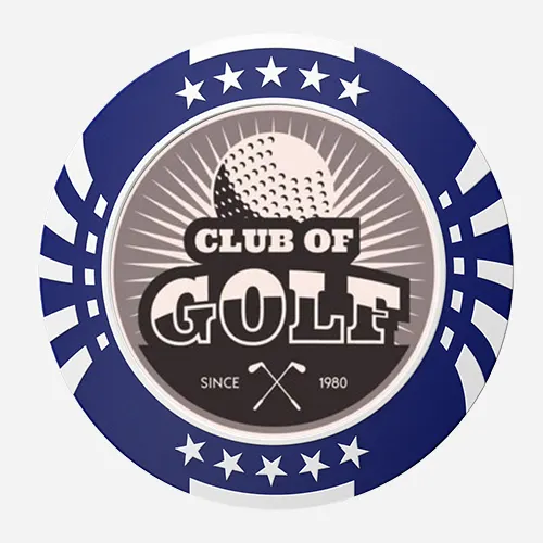 golf poker chips
