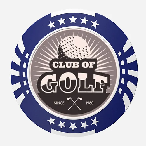 golf poker chips